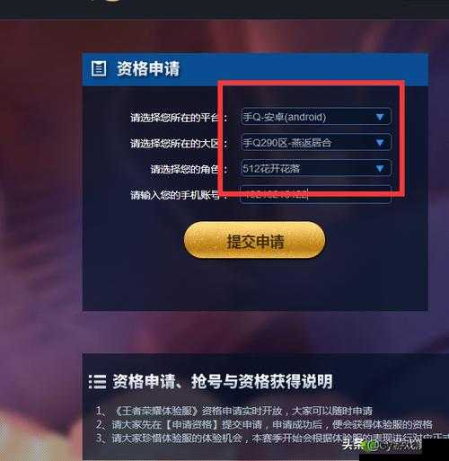 王者荣耀体验服申请全面指南，流程详解与关键注意事项汇总